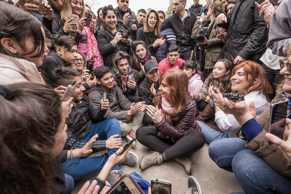 Estanislao Santos fotógrafo | Registro fotográfico: Cristina de Kirchner en el escenario en Argentina