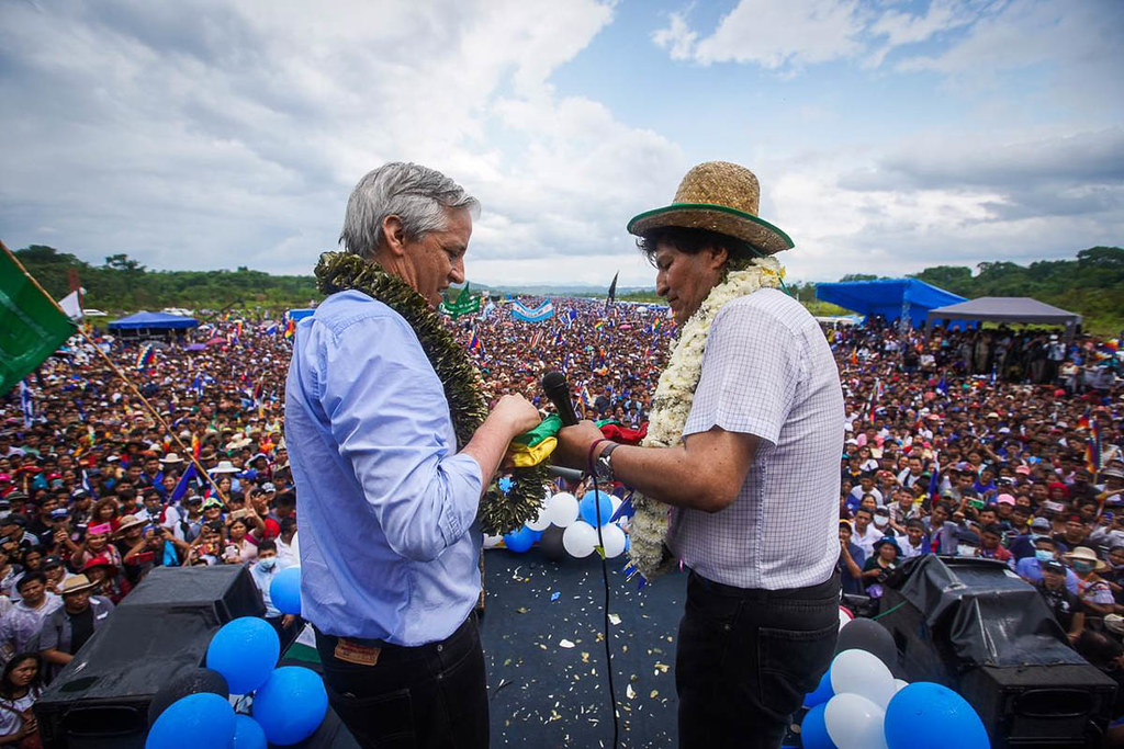 Estanislao Santos fotógrafo | Registro fotográfico: Mitín con Evo Morales en Bolivia