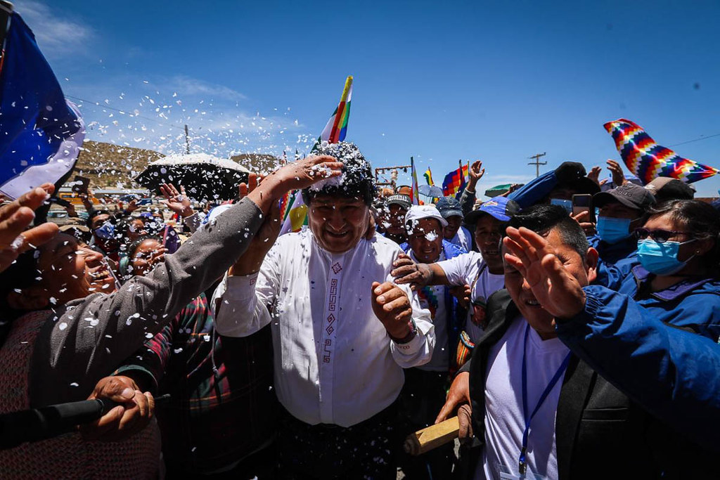 Estanislao Santos fotógrafo | Registro fotográfico: Evo Morales y acto de apoyo en Bolivia