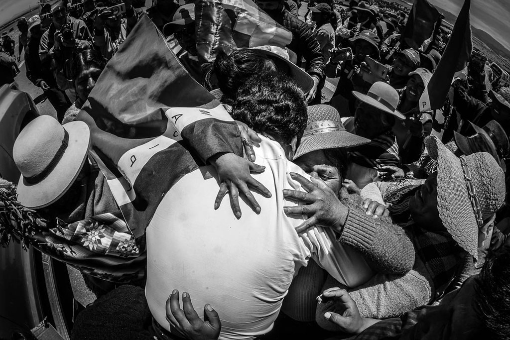 Estanislao Santos fotógrafo | Registro fotográfico: Evo Morales y acto de apoyo en América Latina