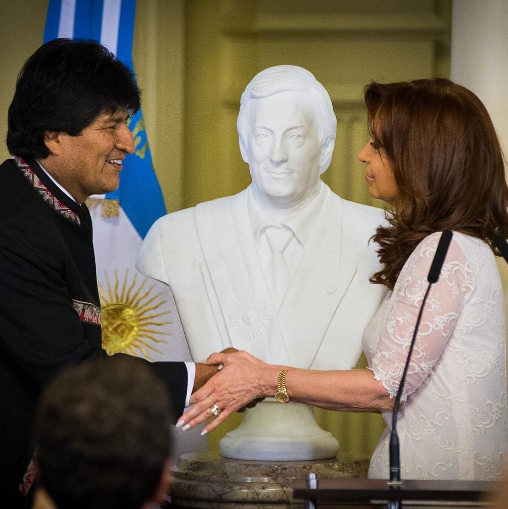 Estanislao Santos fotógrafo | Registro fotográfico: Mitín con Evo Morales en Argentina